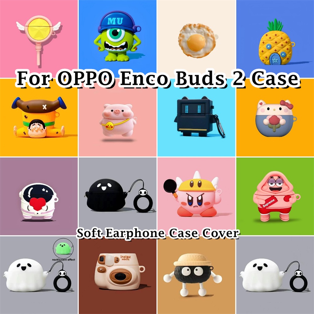 [Ngôi sao tương lai] Dành cho Ốp lưng OPPO Enco Buds 2 Dòng sản phẩm hoạt hình đổi mới Vỏ tai nghe silicon mềm Vỏ bọc NO.1