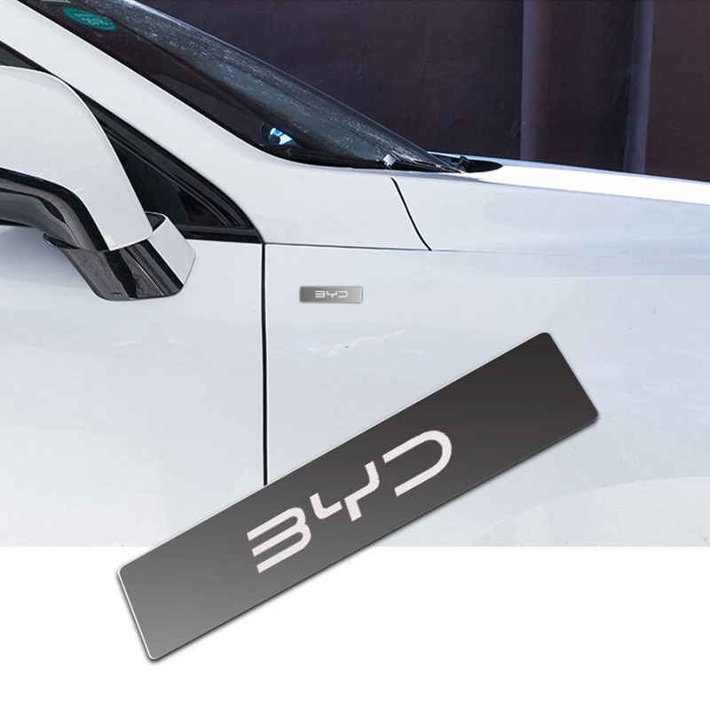 Miếng Dán logo 3d Bằng Kim Loại Tráng Gương Trang Trí Xe Hơi byd atto 3 dolphin
