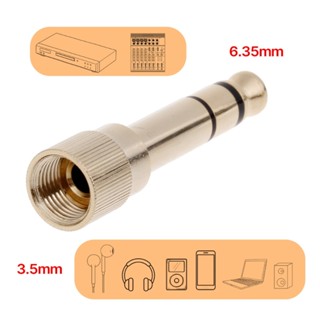 Trái Tiện Lợi 6 35mm Nam Sang 3 5mm Nữ Chuyển Đổi Kết Nối Tai Nghe Adapter 3 5 Đến 6 35 Cắm