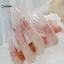 Hộp Hạt Cườm Kim Loại 0.4mm-3mm Màu Vàng / Bạc / Trắng Trang Trí Móng Tay 3D