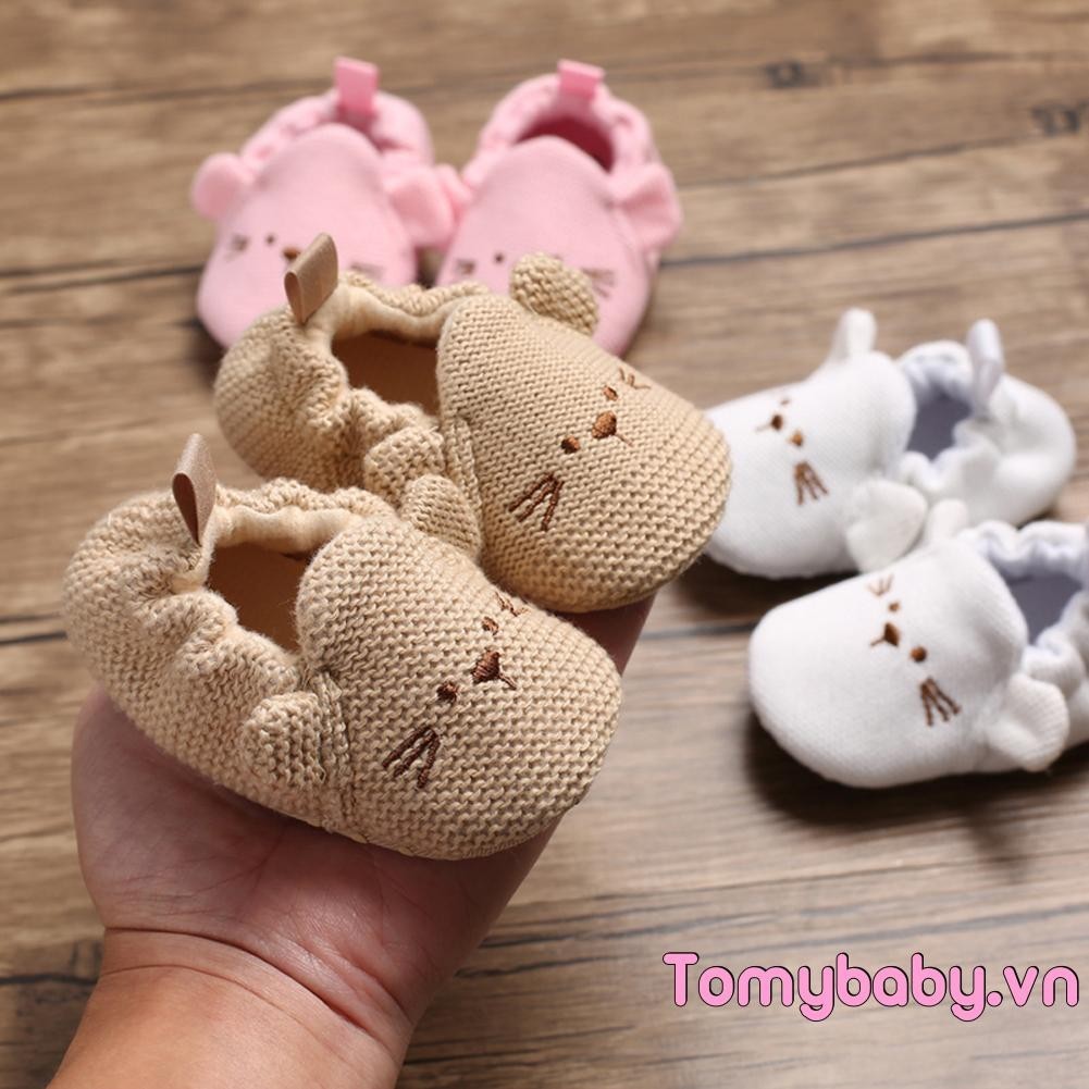 Giày Cotton ChốNg Trơn TrượT Cho Bé Trai / GáI (0-18 TháNg)