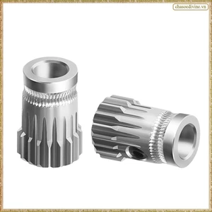 2 Bánh răng đùn MK8 Bánh xe đùn đôi bằng thép không gỉ Bowden Gear 3D Máy in một phần cho CR10 3
