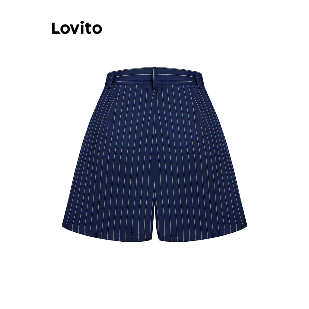 Ảnh Lovito Quần short túi sọc thanh lịch dành cho nữ L105MD634 3