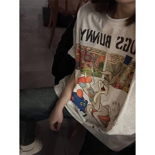 Hiixiivi Áo thun unisex tay ngắn oversize plus size M-2XL nam nữ