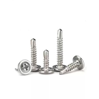 ((LXY) Vít tự khoan inox 304 xanh đầu lồi (đầu dù) M4.2 / M4.8 L: 13-50mm (RM-VN-1)