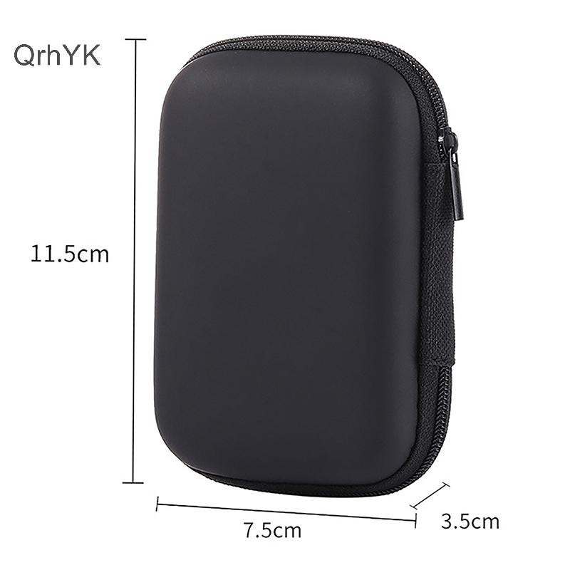 Thời Trang Nhà Máy Du Lịch Túi Bảo Quản Hộp Sạc Tai Nghe Gói Dây Kéo Túi Du Lịch Di Động Cáp Tổ Chức Bảo Quản Điện Tử QrhYK