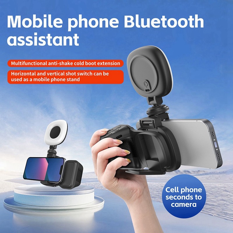 Điện thoại cầm tay Sefile Stick Handle Stabilizer Vlog Selfie Fill Light Phụ kiện chụp ảnh