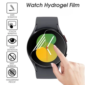 Dành Cho Samsung Gear Galaxy Watch Fit 7 6 5 4 3 Classic Pro Ultra FE Active 2 S4 S3 S2 47mm 46mm 45mm 44mm 43mm 42mm 41mm 40mm (SM-R500) 2000D HD Phim Hydrogel Mềm Chống Nổ