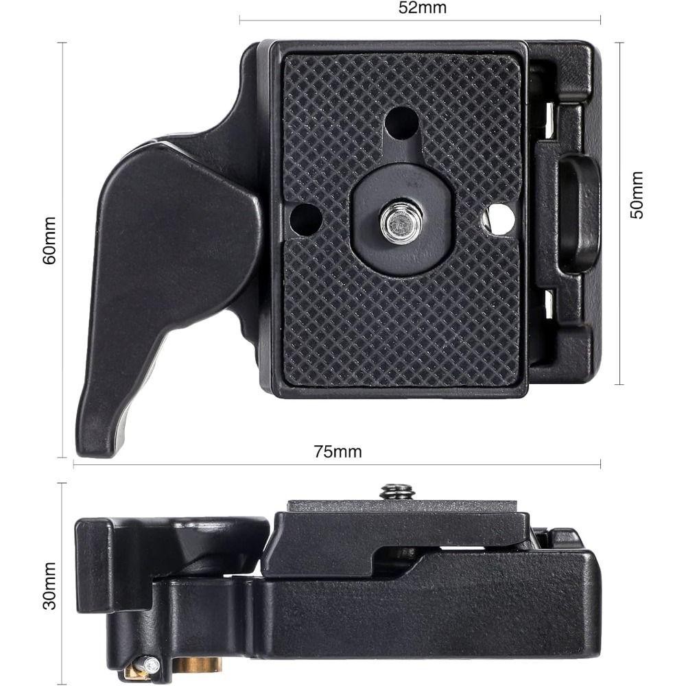 Tấm tháo nhanh AWNGD, Bộ chuyển đổi gắn RC2 200PL-14 323, Đầu bi đa năng chất lượng cao 1 / 4 "3 / 8" Bộ chuyển đổi kết nối nhanh cho máy ảnh Manfrotto Monopod Gimbal Tripod