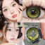 （-0°-4.50°）🌈ZM 🌈/Set 2 Kính Áp Tròng Màu tím/đen/xám thời trang contact lens hợp lệ 6 tháng 91