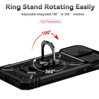 Ốp Điện Thoại Mỏng Có Vòng Đỡ Trượt Bảo Vệ camera Cho iphone 11 12 13 pro max
