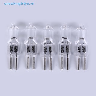 Unewtyu Set 5 Bóng Đèn Dây Tóc 24v g5.3 35w / 50w