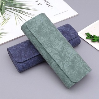 Kính POCKETN, Hộp Kính Da PU Bảo Vệ, Kính Mắt Unisex Vỏ Cứng Di Động Chống Ép Nữ
