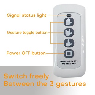 Đèn led Xe Hơi Hình Ngón Tay Giữa Kèm Điều Khiển Từ Xa