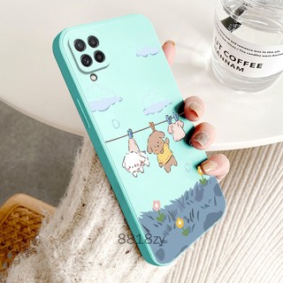 ốp lưng Samsung A42 M32 Ốp Điện Thoại tpu silicone Mềm Chống Rơi Vỡ In Hình Dễ Thương Kèm Dây Đeo Cho Samsung A42 M32
