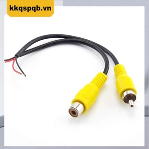 15cm Dây Cáp Âm Thanh rca 2pin av Nối Dài Đầu Đực / Đầu Cái diy vnk3