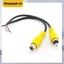 15cm Dây Cáp Âm Thanh rca 2pin av Nối Dài Đầu Đực / Đầu Cái diy vnk3