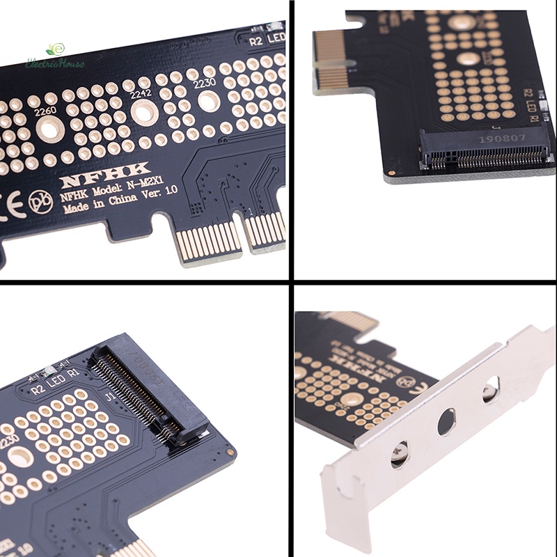Thẻ Chuyển Đổi nvme Pci-E m.2 ngff ssd Sang pcie x1 pcie x1 Sang m.2 Chuyên Dụng