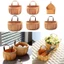 Giỏ đựng đồ nhà bếp MARGREDY, Giỏ dệt tay bằng gỗ trang trí nội thất bằng gỗ, Quà tặng Đồ lặt vặt trong phòng khách Dụng cụ sắp xếp rau quả Giỏ treo tường hoa trái cây