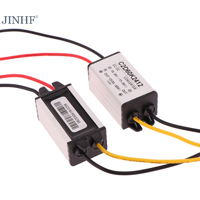 JINHF 24v Đến 12v 3 / 5A 15-36V Bộ Chuyển Đổi Bước Xuống Bộ Điều Chỉnh Điện Áp Nguồn Điện Cho Đèn Led Ô Tô Xe Tải Thuyền HOT