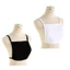 BTF Spaghetti Dây Cotton Mock Camisole Màu Trơn Bọc Ngực Lớp Phủ Modesty Bảng Vest Phân Chia Bao Cho Thấp Cu