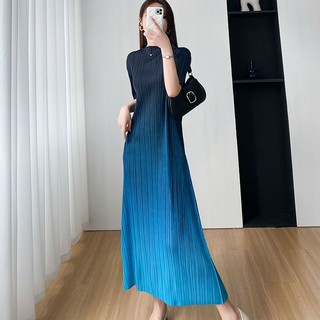 Miyake Chân Váy Xếp Ly Cao Cấp Thời Trang Dành Cho Nữ