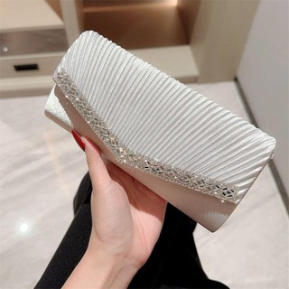Ly hợp sequin WOAY, Túi dạ hội dây chuyền lấp lánh, Ví sang trọng Tiệc cưới