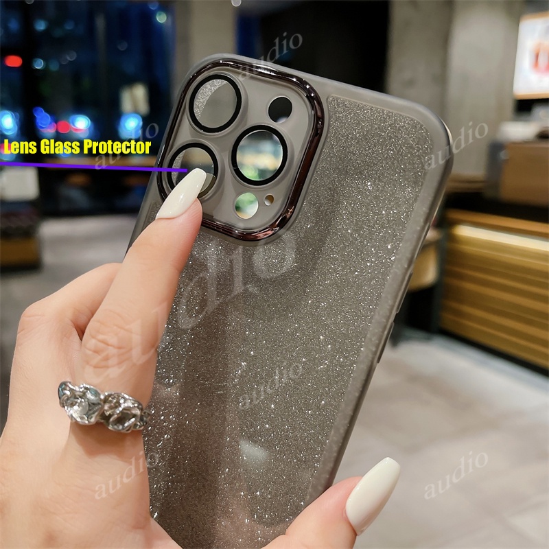 Redmi Note 15 14 5G 4G Ốp điện thoại Bling Long lanh cho Redmi Note 14 15 Pro Plus Pro+ 14Pro 14Pro+ 15Pro 15Pro+ 5G 4G Vỏ chống sốc trong suốt trong suốt với mặt sau bảo vệ ống kính máy ảnh đầy đủ cho Redmi Note14 Note15 Pro Pro+ Note14Pro+ Note15Pro+ 5G