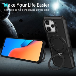 Dành Cho Redmi 12 4G / 5G Ốp điện thoại Có Giá Đỡ Nhẫn PC Cứng Lưng Mềm TPU Edge Quân Sự Cấp Chống Rơi Chống Sốc Mỏng Bao