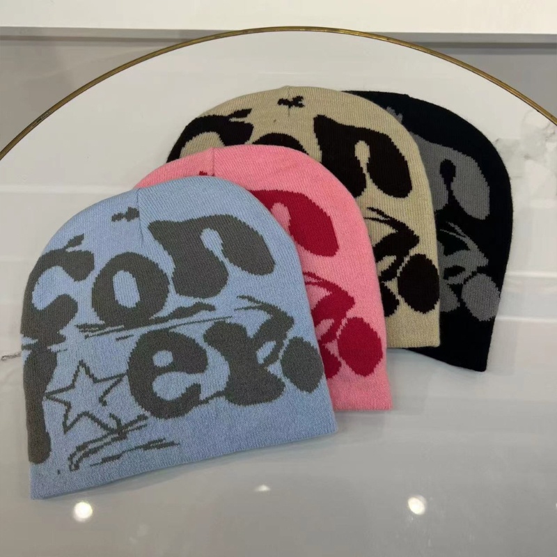 Fine Y2k Beanie Hat Nam Nữ Mũ Mùa Đông Hip-Hop Trang Phục Đạo Cụ Đầu Lâu Mũ