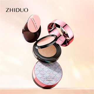 ZHIDUO Double Layer Air Cushion BB Cream Phấn Phủ 2 Trong 1 Che Khuyết Điểm Dưỡng Ẩm Nền Trang Điểm Phấn Phủ Dạng Nén Kiểm Soát Dầu Mỹ Phẩm Trang Điểm Tự Nhiên ღ Pink Girl Bling Makeup Look