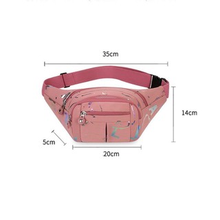 [Còn hàng] Túi đeo vai ngực NOOKSTORY, Túi đeo thắt lưng đa chức năng Fanny Pack, Túi đeo chéo chữ dập nóng chống nước nhẹ kiểu Hàn Quốc