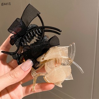 [gazi1] Kẹp Vuốt Tóc Nơ Kim Cương Giả Cho Nữ Thịt Viên Cố Định Dụng Cụ Tạo Kiểu Tóc Kẹp Tóc Phụ Kiện Tóc Đuôi Ngựa Kẹp Boutique