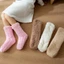 Vớ Cotton chống lạnh mùa đông, màu sắc đơn giản