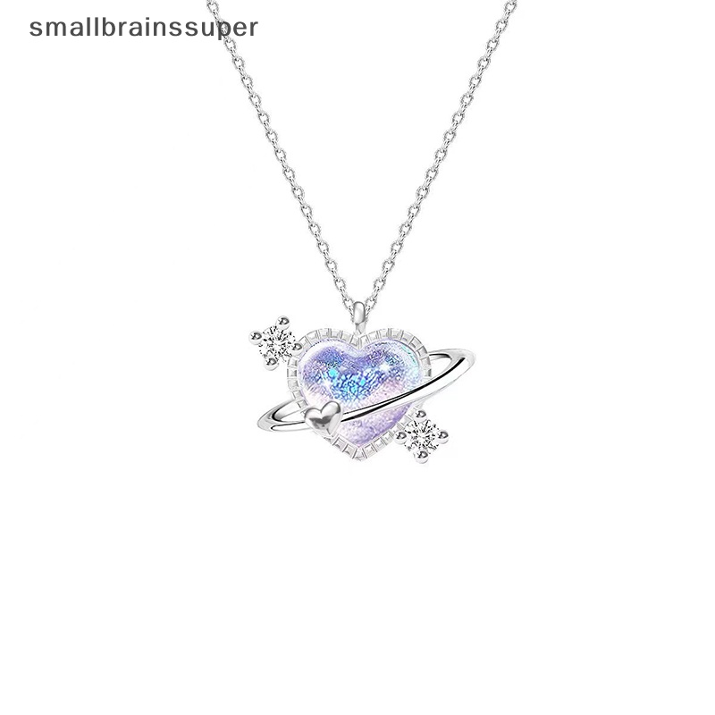 Smallbrainssuper Vòng cổ Mặt Hình Ngôi Sao Mặt Trăng Pha Lê Thanh Lịch Cá Tính Cho Nữ sbs