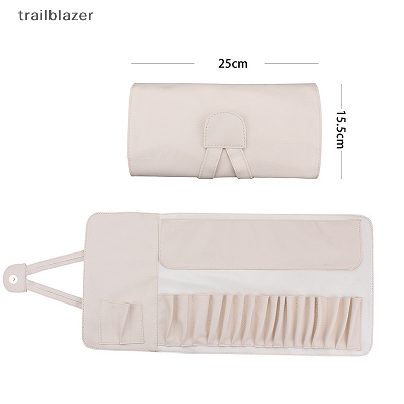 Túi Cuộn Đựng Cọ Trang Điểm 12 / 14 / 18 Lỗ Tiện Dụng Khi Đi Du Lịch Mới