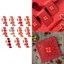 BTF 500 Chiếc Cuộn Chúc Mừng Năm Mới Dán Kẹo Dính Tròn Miếng Dán Cói Nhãn Lễ Hội Mùa Xuân Đảng D