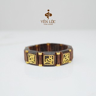 [BV] Lách Trầm Phúc Lộc Thọ Bảng Vuông - Trầm Hương Sánh Chìm -  Trầm Hương Yên Lộc - Tặng Hộp VIP