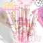 Bút gel (6 s), mực đen 0,5mm, bút statiry đáng yêu Kuromi Kitty My Me | Bluerubystore