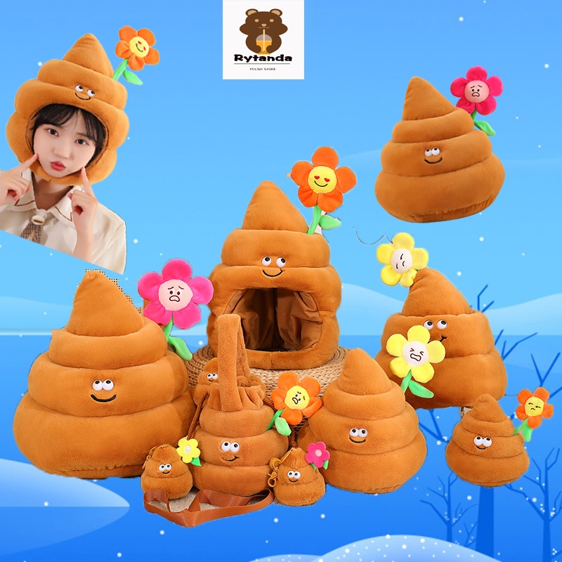Rytanda Phân Đồ Chơi Sang Trọng Dễ Thương Vệ Sinh Búp Bê Đầu Bao Chìa Khóa Mặt Dây Chuyền Quà Tặng Sinh Nhật Dễ Thương Quà Tặng Giáng Sinh Thích Hợp Cho Trẻ Em Và Bạn Gái Quà Tặng
