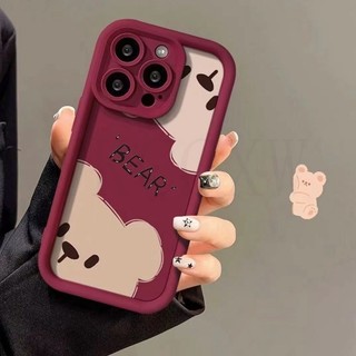 Ốp Điện Thoại silicone Mềm Chống Sốc In Hình Gấu / Đôi Mắt Thiên Thần Cho redmi k50 k40 k30 k20 pro k40 gaming k40s k50 ultra