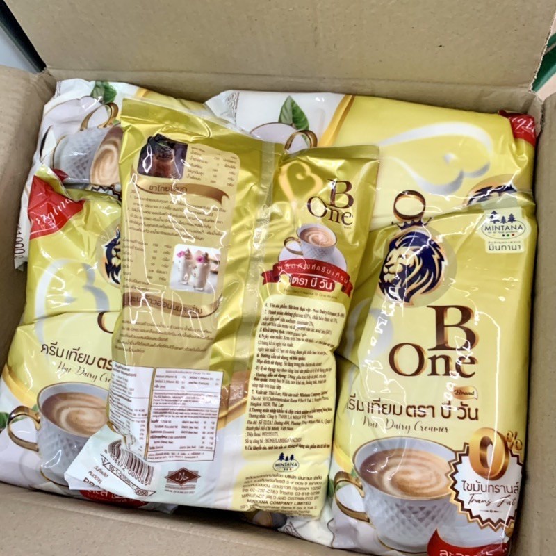 [THÙNG 12 GÓI] Bột kem béo B-One 1kg - pha trà sữa