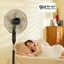 Quạt cây đứng, quạt điện CHANGHONG 5 Cánh CÔNG SUẤT LỚN SIÊU MÁT, điều khiển từ xa HẸN GIỜ TỚI 9H