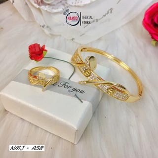 Gold-Plated Ring, adjustable by NaMoo Jewelry