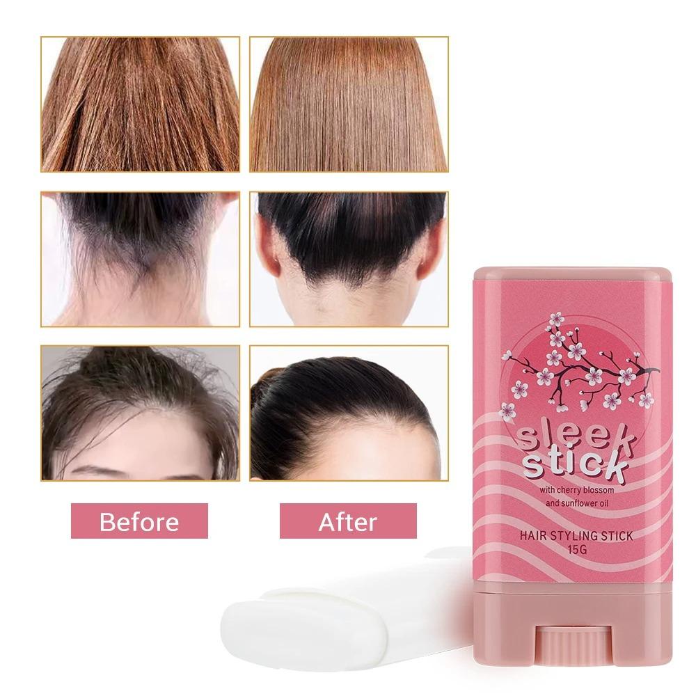Que sáp tóc FAVORITEGOODS, Thanh tóc sáp mịn cố định di động, Kem tạo tác tạo kiểu tóc không nhờn cho nam nữ