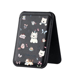 Con Chó Con Họa Tiết Bướm Ví Cho iPhone 16 15 14 13 12 pro Max 16Plus Thẻ Điện Thoại Cho Ốp Lưng Bỏ Túi Bao