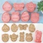Cc 8 Chiếc Hoạt Hình Thỏ Gà Con Bánh Quy Shapers Cho Gia Đình Nướng Bánh Quy Khuôn Nhựa Tiệc Cưới Món Tráng Miệng Máy Nướng Dụng Cụ