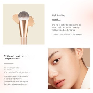 UODO Cọ Trang Điểm Nền Đầu Phẳng Mềm Mại Không Để Lại Dấu Vết