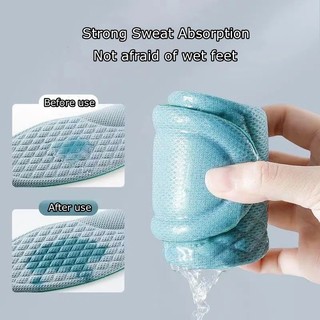 Đế Lót Giày Thể Thao Khử Mùi Mềm Mại Thoáng Khí Thấm Hút Mồ Hôi Cho Nam Và Nữ