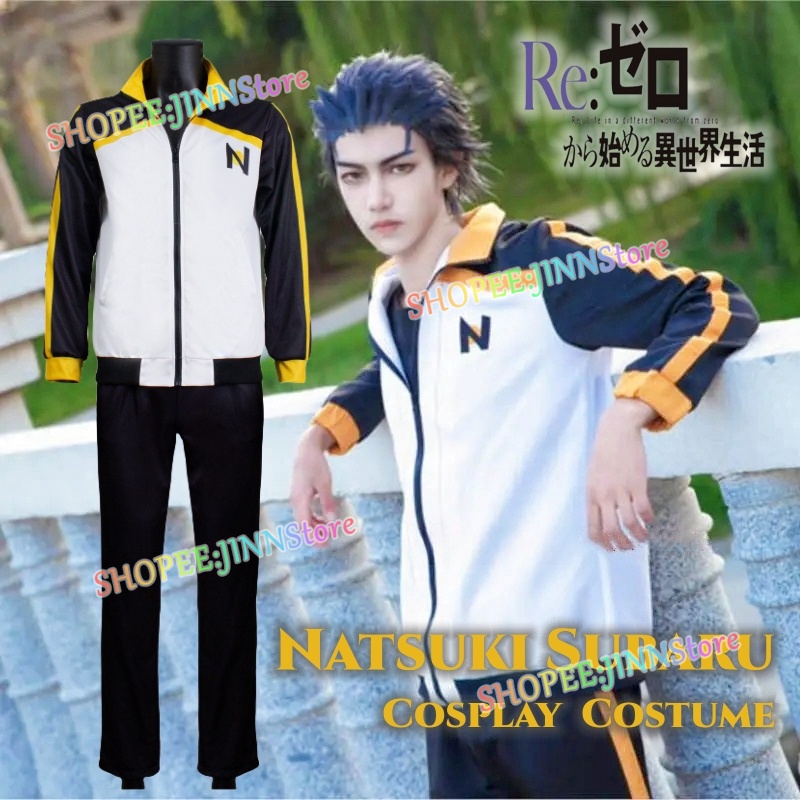 Bộ Áo Hoodie + Quần Hóa Trang Nhân Vật anime natsuki subaru Cho Nam ...